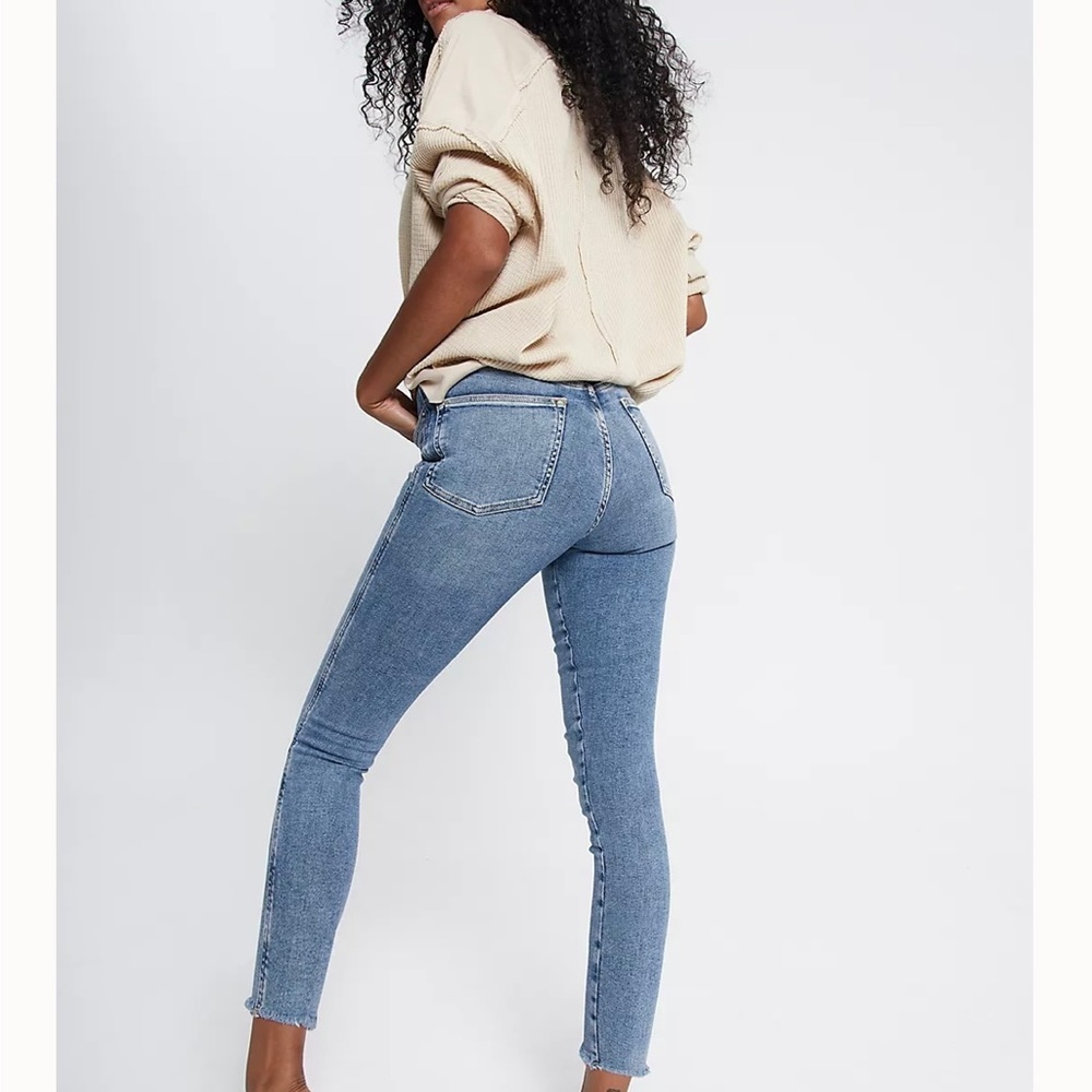 Last chance NWT Free people raw hem high rise jegging size 30 - Picture 2 of 6